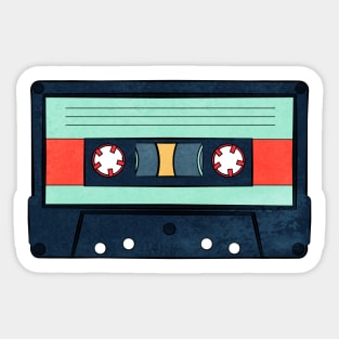 Aqua Cassette Sticker